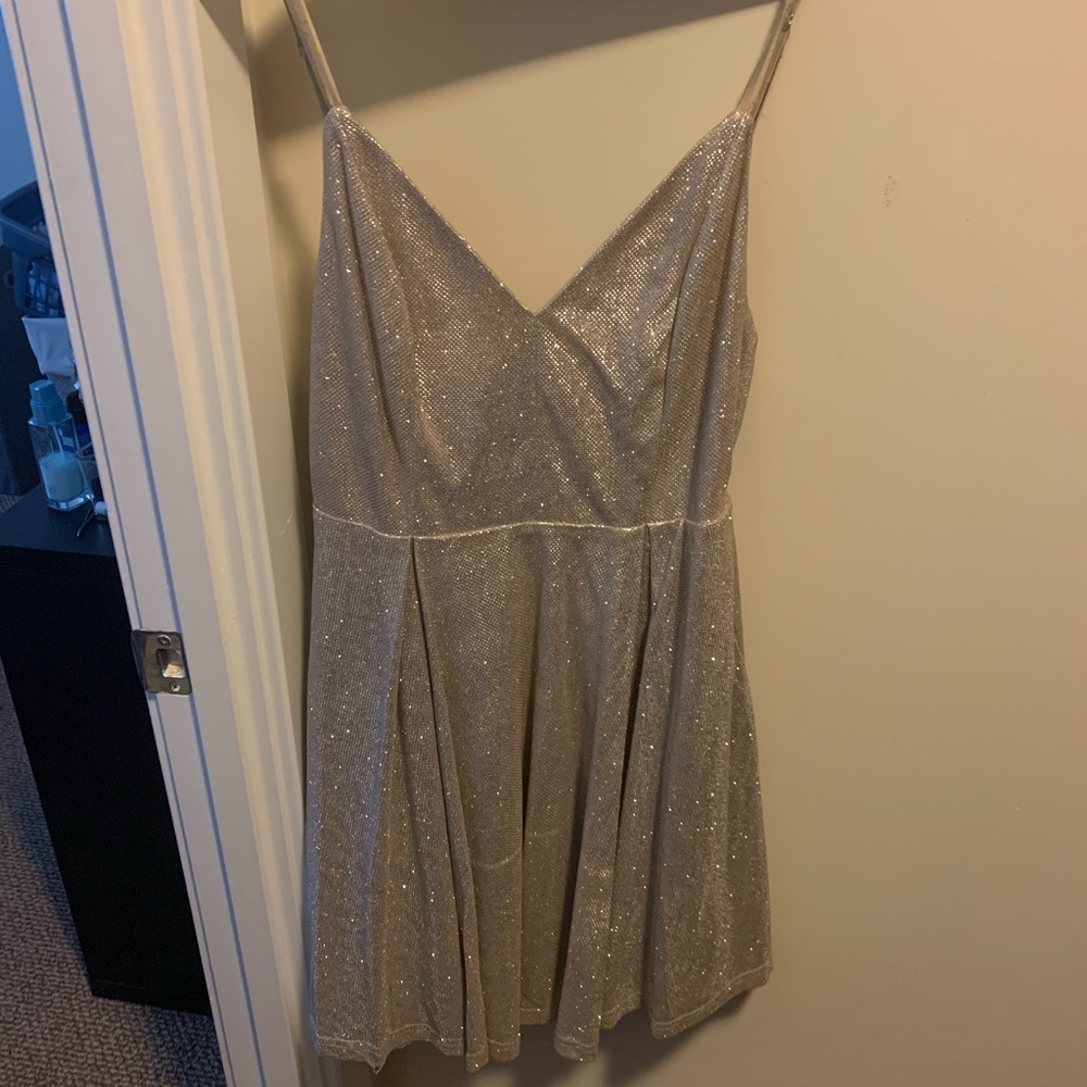 Glittery Mini Dress